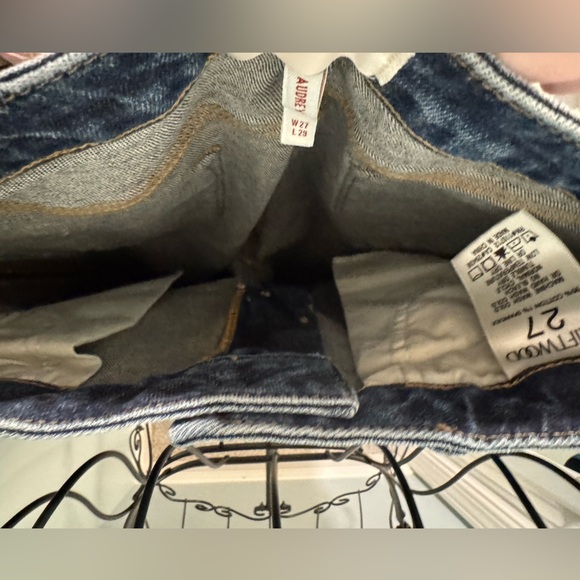 Driftwood Audrey Medium Dark wash jeans 27 Women’s blue denim pants Free People - Picture 9 of 12